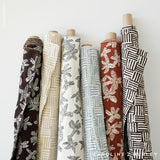 Schumacher Hibiscus Black & White Fabric