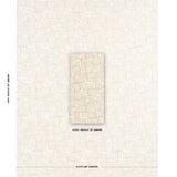 Schumacher Patchwork Sand Fabric