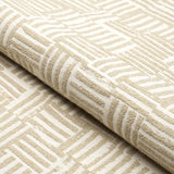Schumacher Patchwork Sand Fabric