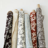 Schumacher Patchwork Sand Fabric