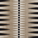 Schumacher Backgammon Cut Velvet Neutral Fabric