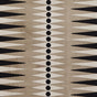 Schumacher Backgammon Cut Velvet Neutral Fabric