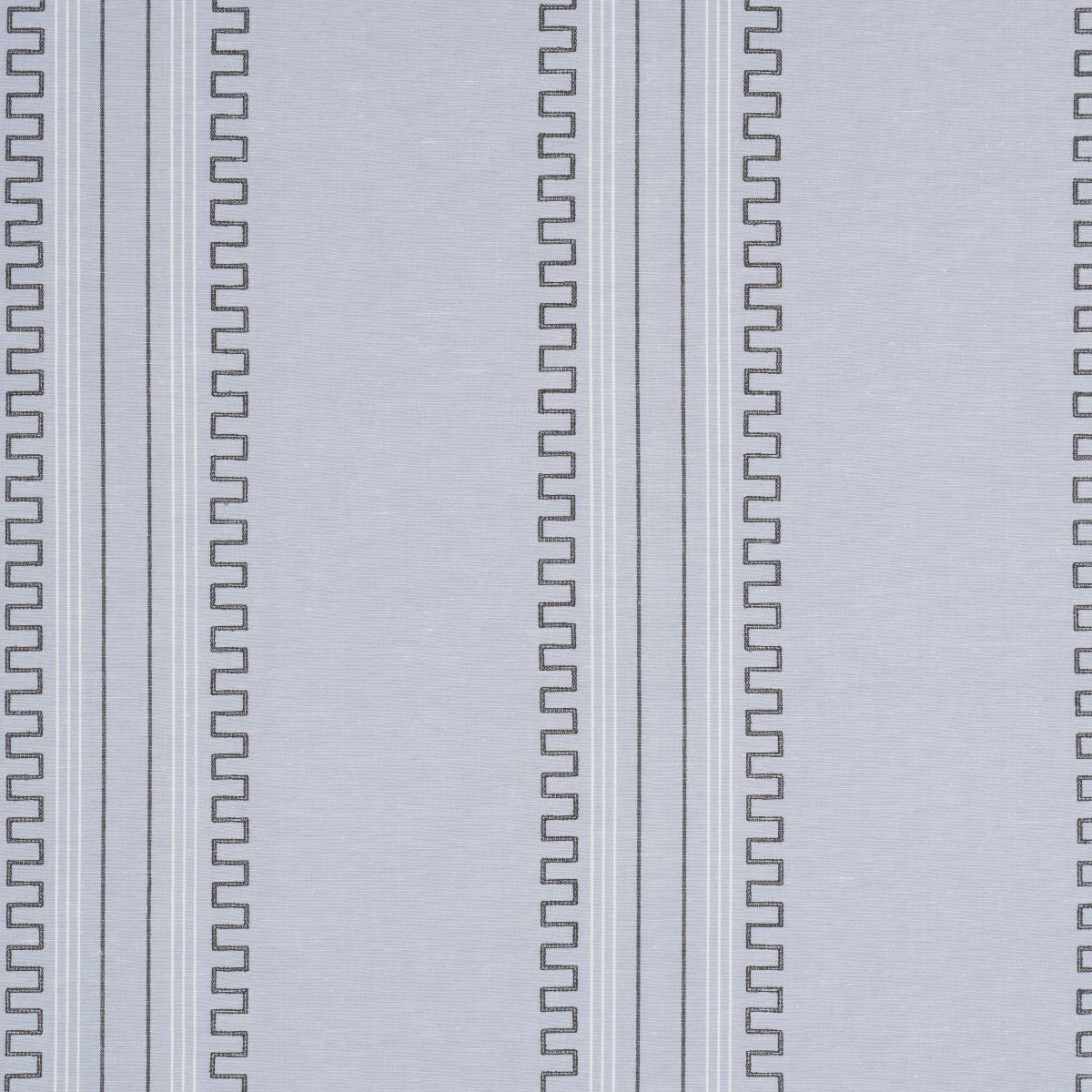 Schumacher Greco Stripe Chambray Fabric