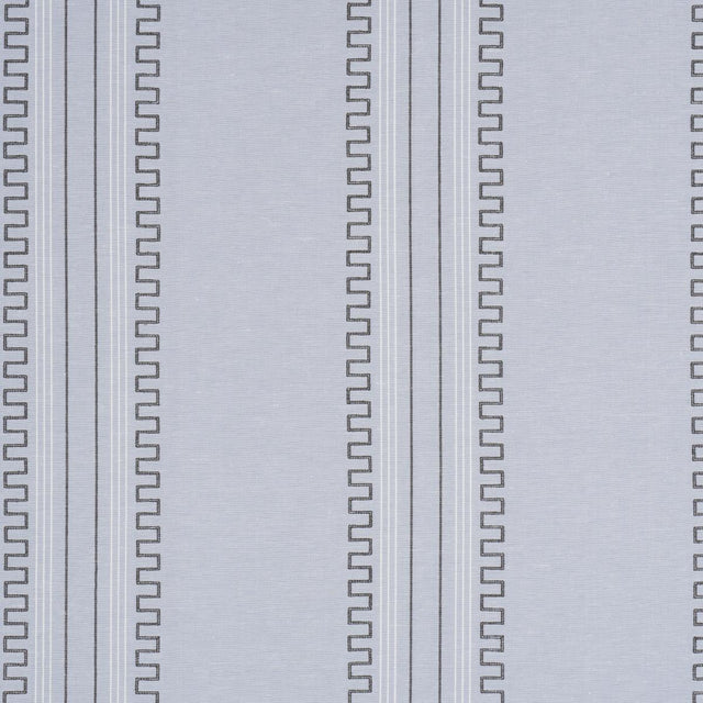 Schumacher Greco Stripe Chambray Fabric