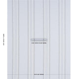 Schumacher Greco Stripe Chambray Fabric