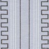 Schumacher Greco Stripe Chambray Fabric