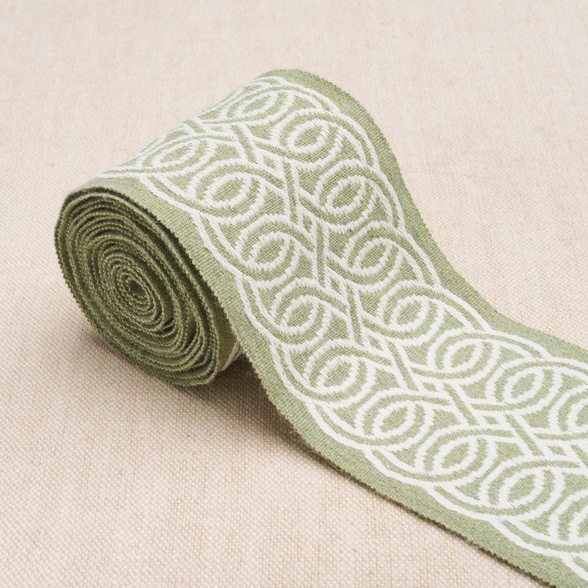 Schumacher Infinito Indoor/Outdoor Sage Trim