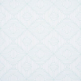 Schumacher Amazing Maze Indoor/Outdoor Aqua Breeze Fabric