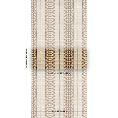 Schumacher Quill Porcupine Wallpaper