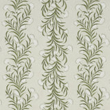Schumacher Tasmanian Mimosa Ivory & Green Wallpaper