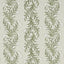 Schumacher Tasmanian Mimosa Ivory & Green Wallpaper