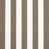 Schumacher Edwin Stripe Medium Mocha Wallpaper