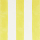 Schumacher Wide Hand Block Stripe Yellow Fabric