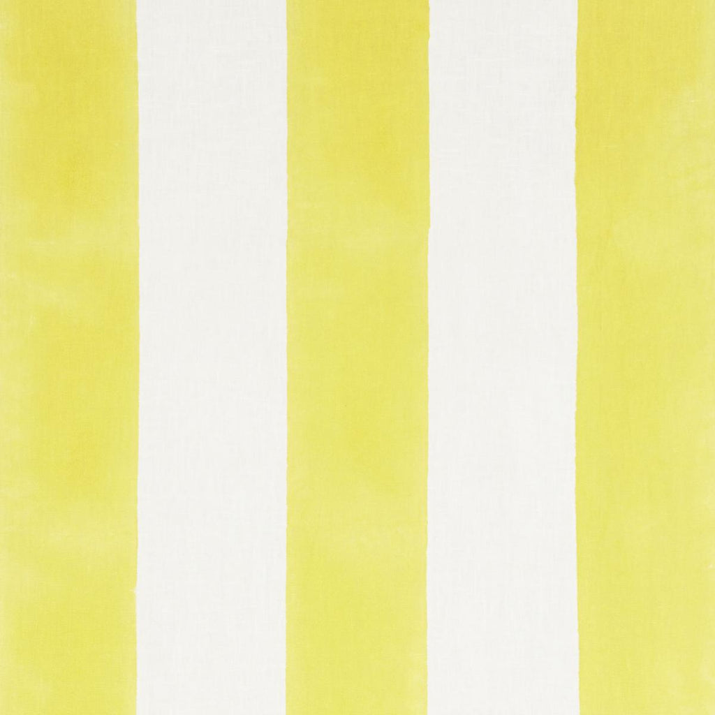Schumacher Wide Stripe Yellow Fabric