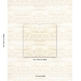 Schumacher Ink Wave Print Indoor/Outdoor Natural Fabric