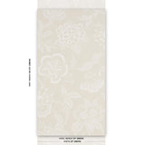 Schumacher Hothouse Flowers Silhouette Cream Wallpaper