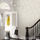 Schumacher Hothouse Flowers Silhouette Cream Wallpaper