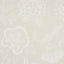 Schumacher Hothouse Flowers Silhouette Cream Wallpaper
