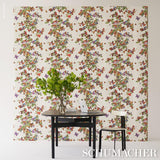 Schumacher Pyne Butterfly Monarch Orange Wallpaper
