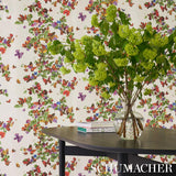 Schumacher Pyne Butterfly Monarch Orange Wallpaper