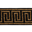 Schumacher Gold On Black Delphi Beaded Tape