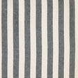 Schumacher Even Stripe Charcoal Fabric
