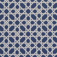 Schumacher Le Maroc Pingl Blue Fabric