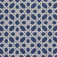 Schumacher Le Maroc Pingl Blue Fabric