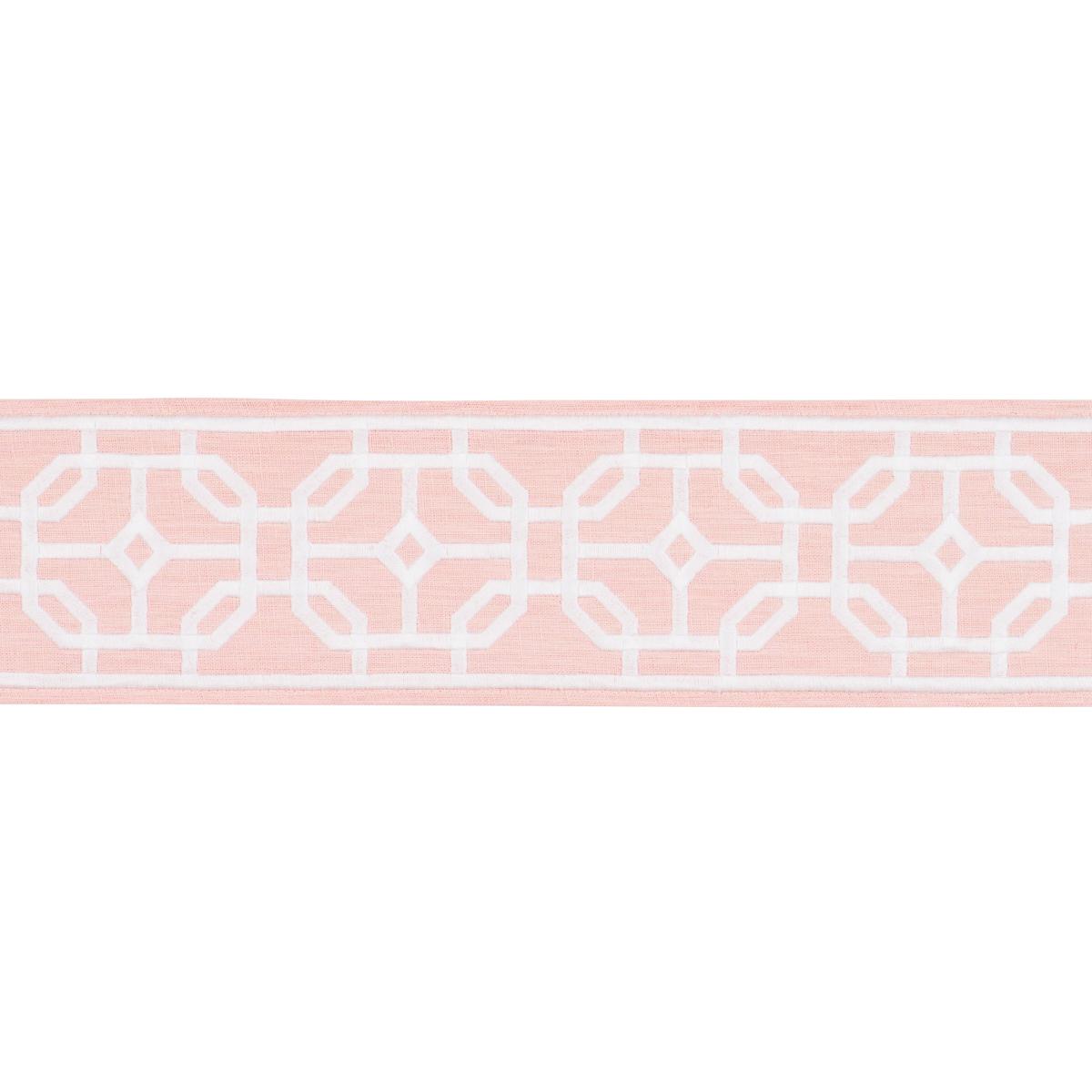Schumacher Blush Gazebo Trellis Tape