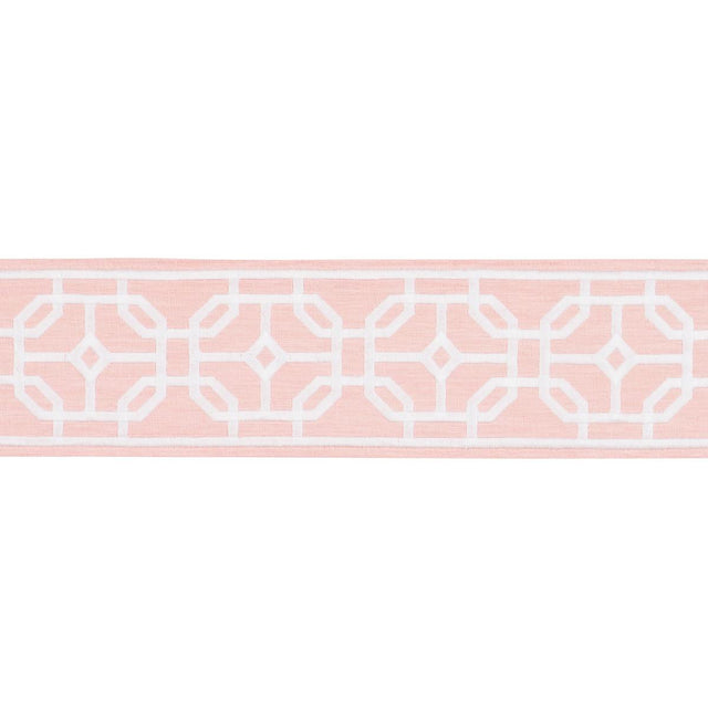 Schumacher Blush Gazebo Trellis Tape