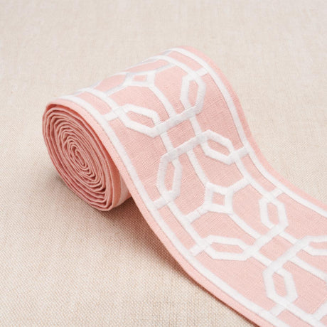 Schumacher Blush Gazebo Trellis Tape