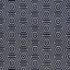 Schumacher Bees Knees Cut Velvet Navy Fabric