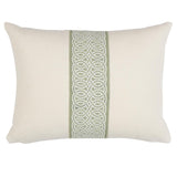 Schumacher Sage 16" x 12" Infinito Pillow