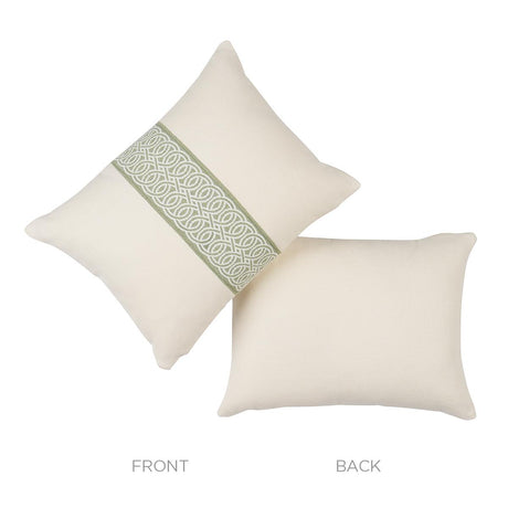 Schumacher Sage 16" x 12" Infinito Pillow
