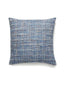 Scalamandre Faye 22 X 22 - Blue Wood Decorative Pillow
