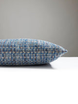 Scalamandre Faye 22 X 22 - Blue Wood Decorative Pillow