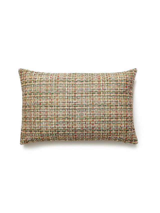Scalamandre Faye 14 X 22 - Olive Coral Decorative Pillow