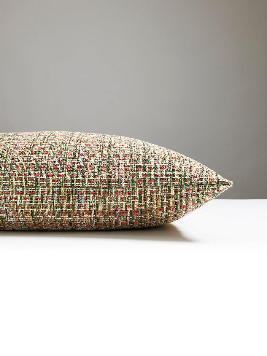 Scalamandre Faye 22 X 22 - Olive Coral Decorative Pillow