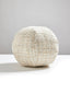 Scalamandre Faye 12 Dia - Travertine Decorative Pillow