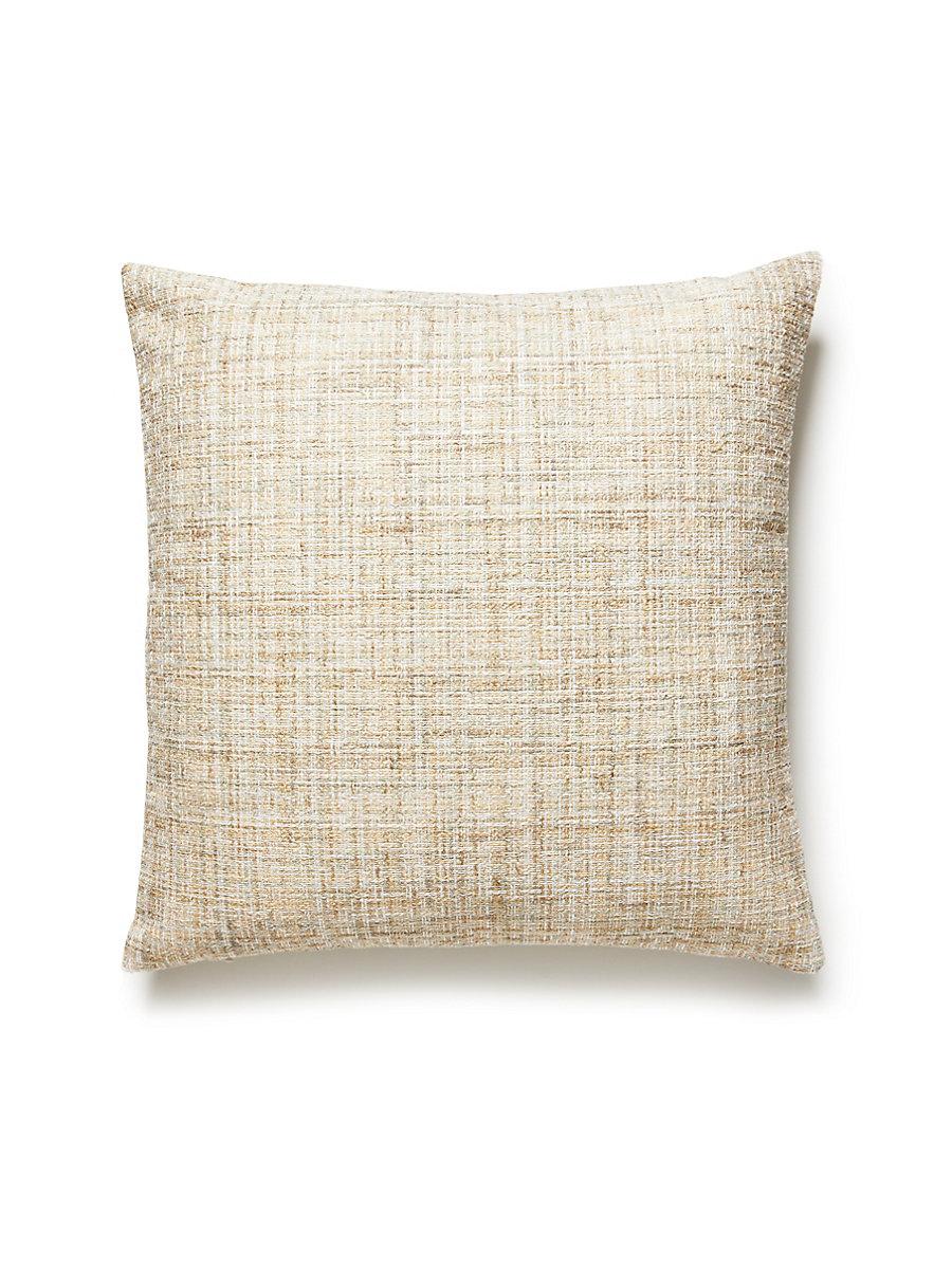 Scalamandre Faye 22 X 22 - Travertine Decorative Pillow