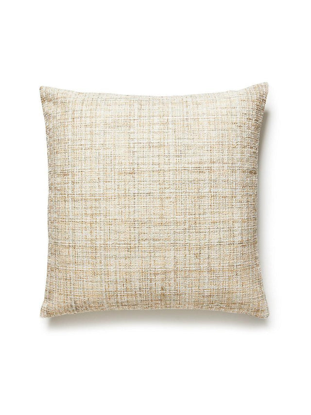 Scalamandre Faye 22 X 22 - Travertine Decorative Pillow