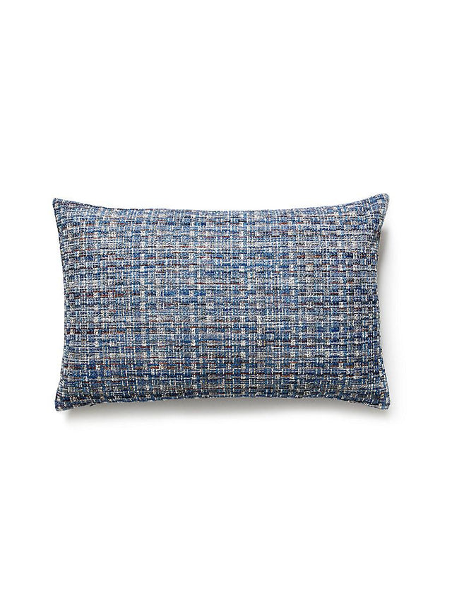 Scalamandre Faye 14 X 22 - Blue Wood Decorative Pillow
