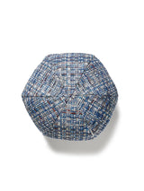 Scalamandre Faye 12 Dia - Blue Wood Decorative Pillow