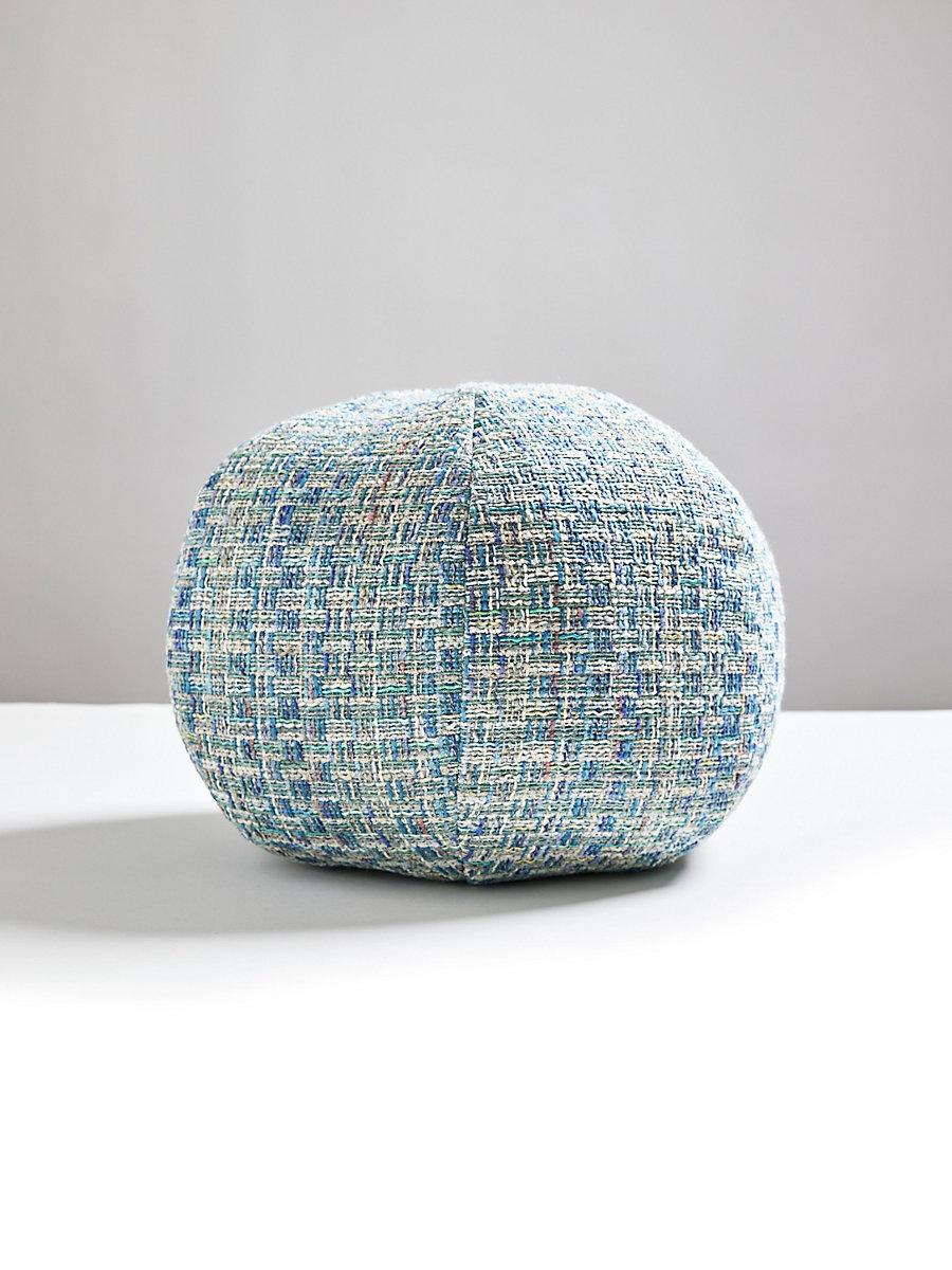 Scalamandre Faye 12 Dia - Cornflower Decorative Pillow