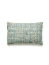 Scalamandre Faye 14 X 22 - Aquamarine Decorative Pillow