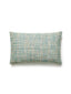 Scalamandre Faye 14 X 22 - Aquamarine Decorative Pillow