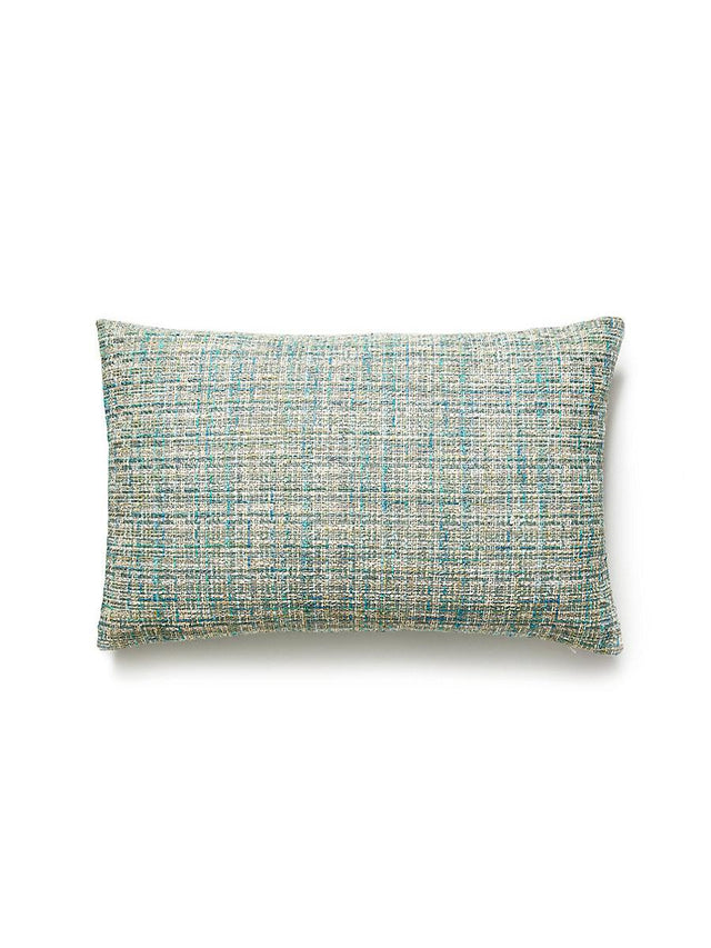 Scalamandre Faye 14 X 22 - Aquamarine Decorative Pillow