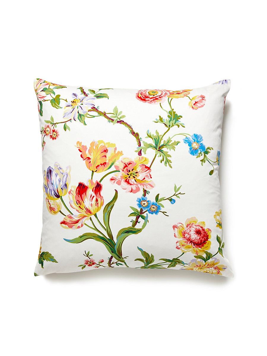 Scalamandre Botanical Garden 22 X 22 - Summer Multi Decorative Pillow
