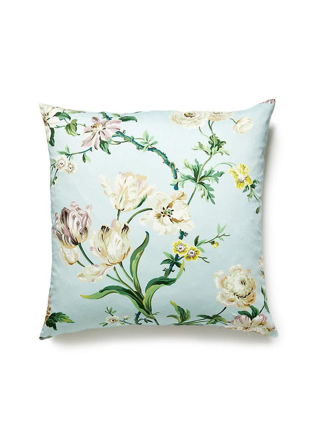 Scalamandre Botanical Garden 22 X 22 - Celadon Decorative Pillow