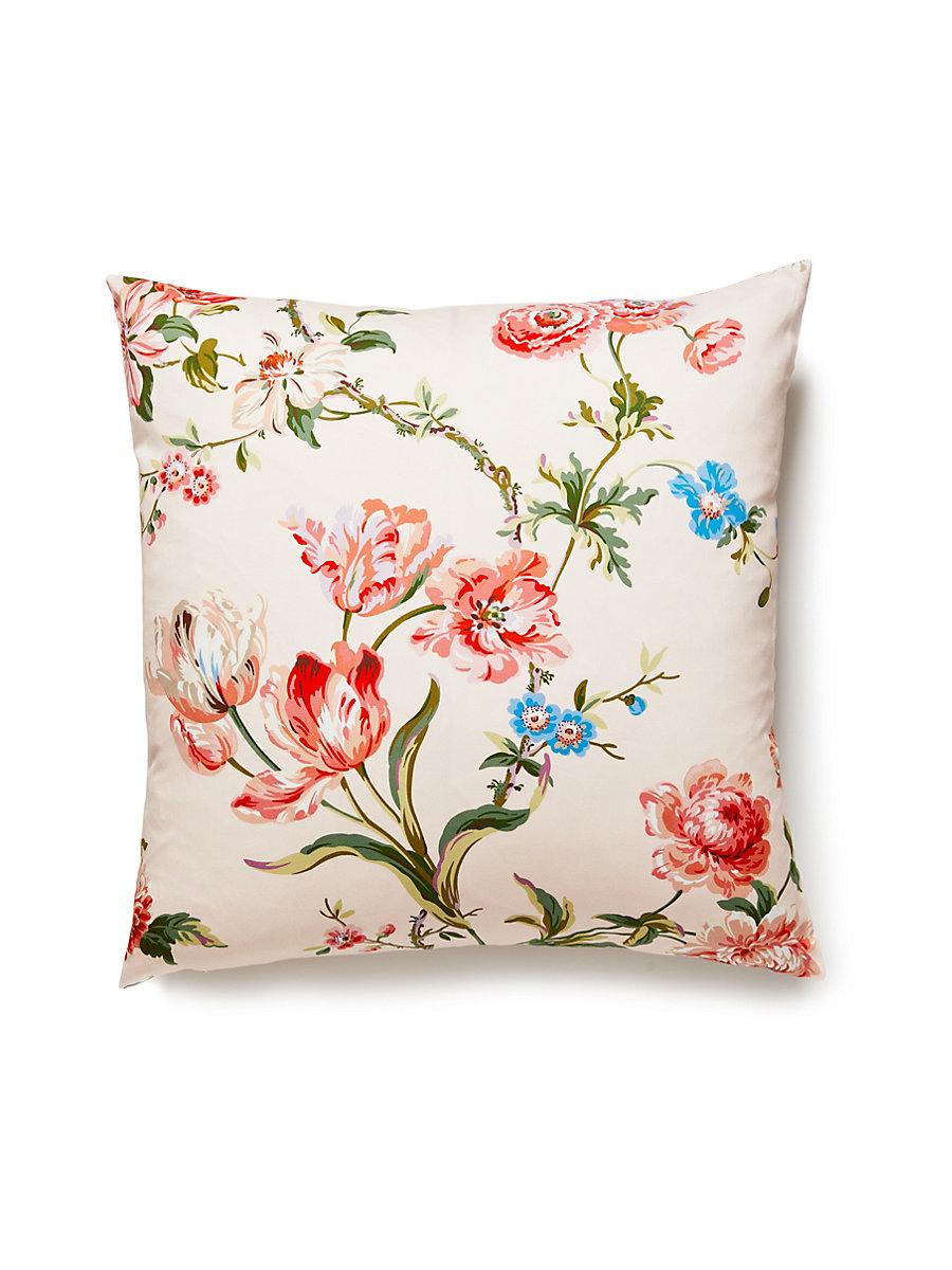 Scalamandre Botanical Garden 22 X 22 - Rose Quartz Decorative Pillow